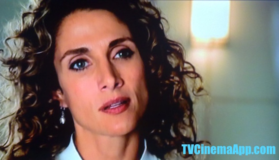 TVCinemaApp.com - Best TV Cinematography: Melina Eleni Kanakaredes as detective Stella Bonasera in the criminal mind investigation, CSI NY.