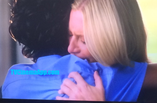 iWatchBestTVCinemaApp Prior CSI Miami: Khandi Alexander (Alexx Woods) hugging Calleigh Duquesne (Emily Procter).
