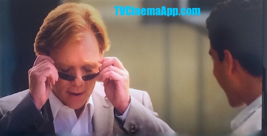 TVCinemaApp.com - CSI: Adam Rodriguez, Eric Delko Asking David Caruso, Horatio Caine to Put the Eyeglasses on to Look Like a Detective. Horatio Caine Came with his Favorite Expression 