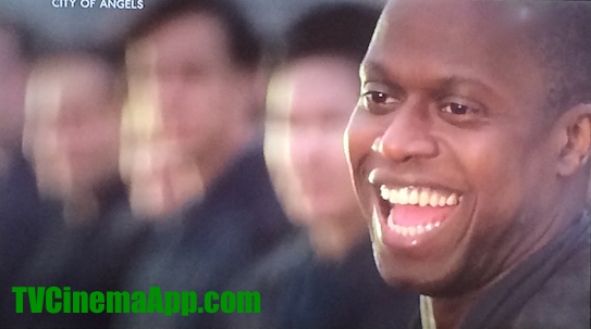 TVCinemaApp - Film Production: Brad Silberling's City of Angels, Andre Braugher as angel Cassiel laughing.