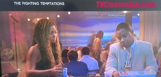 iWatchBestTVCinemaApp Musical Film: Jonathan Lynn’s The Fighting Temptations, Beyonce Knowles chatting with Cuba Gooding and he was looking sad.