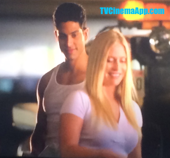 iWatchBestTVCinemaApp Prior CSI Miami: Eric Delko (Adam Rodriguez) flirting with Calleigh Duquesne (Emily Procter).