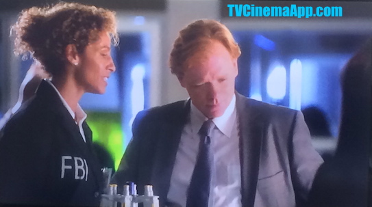 iWatchBestTVCinemaApp Prior CSI Miami: Horatio Caine (David Stephen Caruso) with an FBI Agent and Natalia Boa Vista (Eva LaRue).