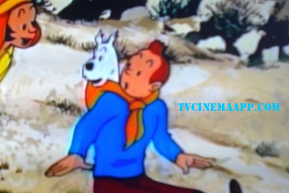 TVCinemaApp.com: Animated Film: Tintin, Milou Snowy and the voyage guide on the Adventures of TinTin.