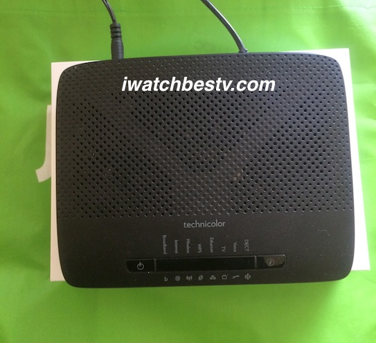 Internet TV Channels: Set Top Box, Technicolor Internet and TV Channels Router.