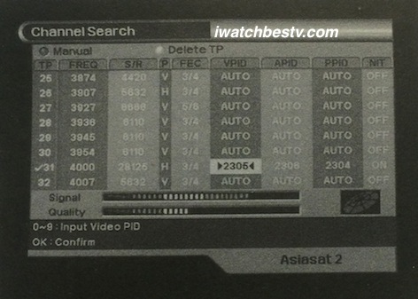 Free HD Satellite: The Manual Free HD Satellite Channel Search.